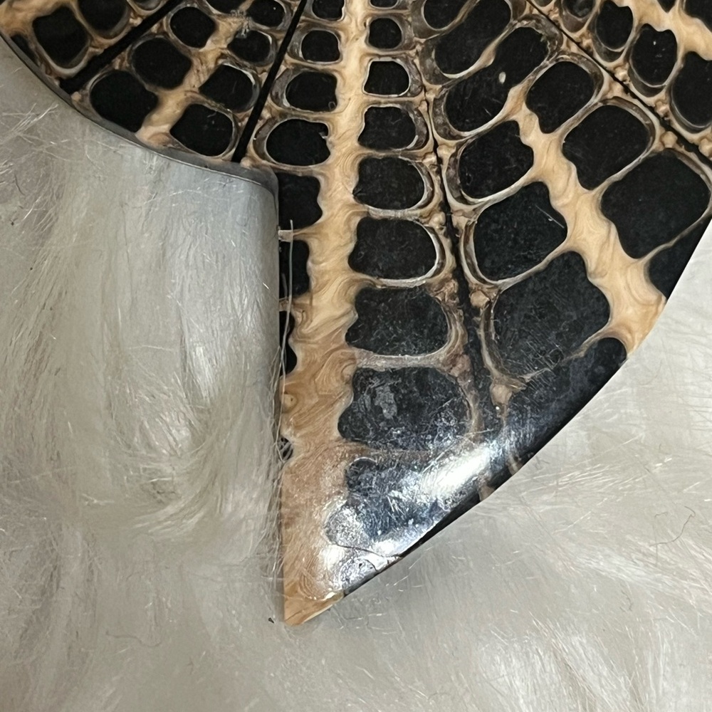 Vintage Sterling Shell Pendant - Picture 5 of 10